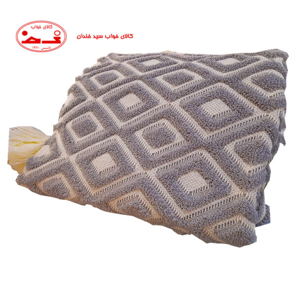 شال مبل تمام برجسته خاکستری