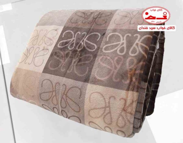 پتو دونفره مخملی طرح هانی