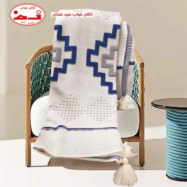شال مبل اسلیمی سرمه ای