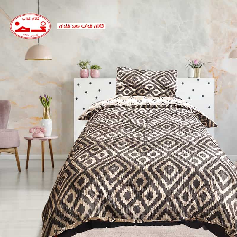 ملحفه یک نفره 3 تکه لوزی ملحفه یک نفره 3 تکه لوزی