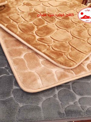 پادری مموری فوم دو تکه طرح سنگی