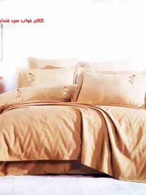 ست کاور لحاف دونفره خارجی گلدوزی شده