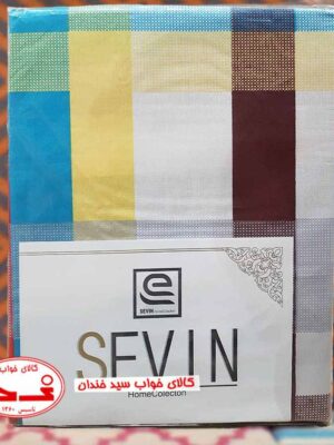 نیم ست ملحفه دو نفره رنگارنگ