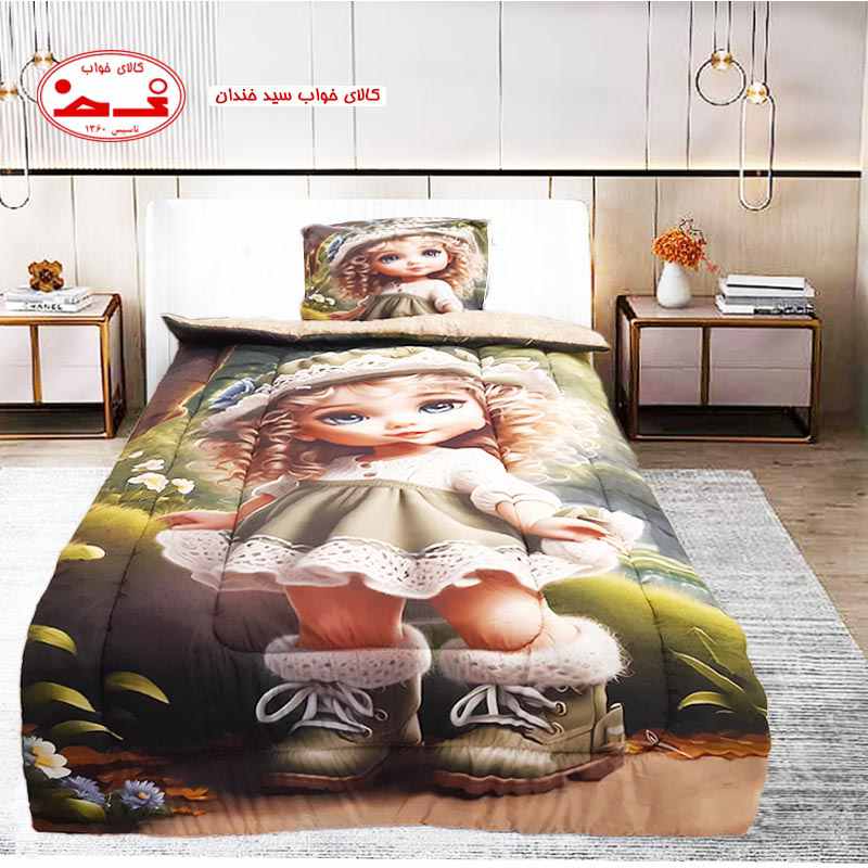 روتختی دخترانه عروسک ناز روتختی دخترانه عروسک ناز