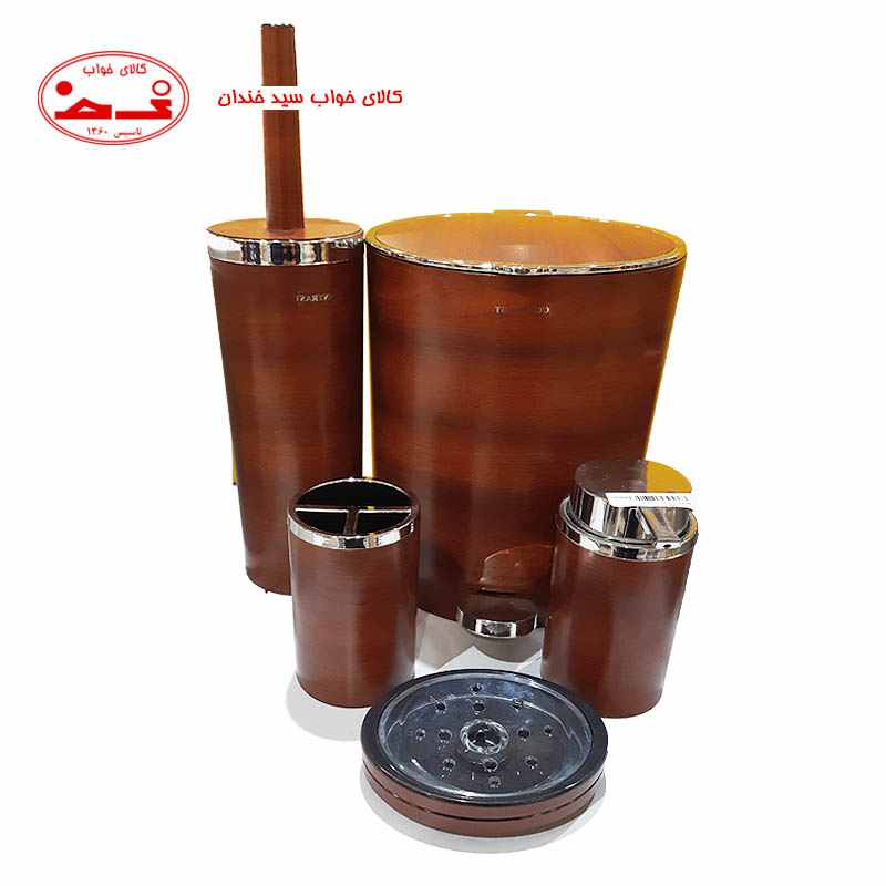 ست سرویس بهداشتی دوجداره طرح چوب ست سرویس بهداشتی دوجداره طرح چوب